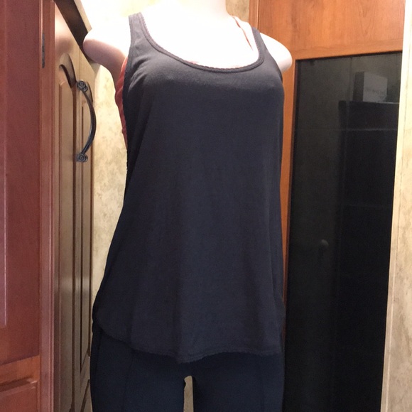 lululemon athletica Tops | 42 Lululemon Sheer Pin Striped Yoga Tank | Poshmark